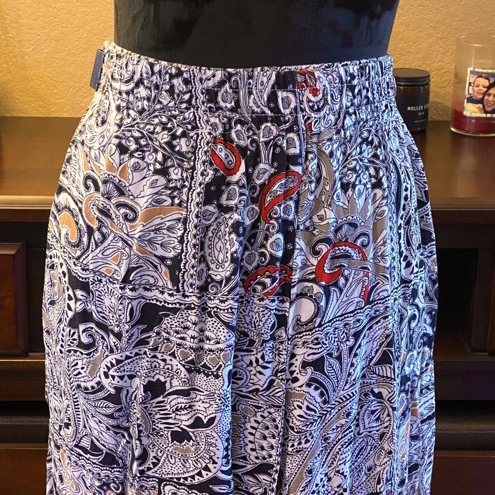 Ambiance Apparel Pants Black/White L - Picture 2 of 2